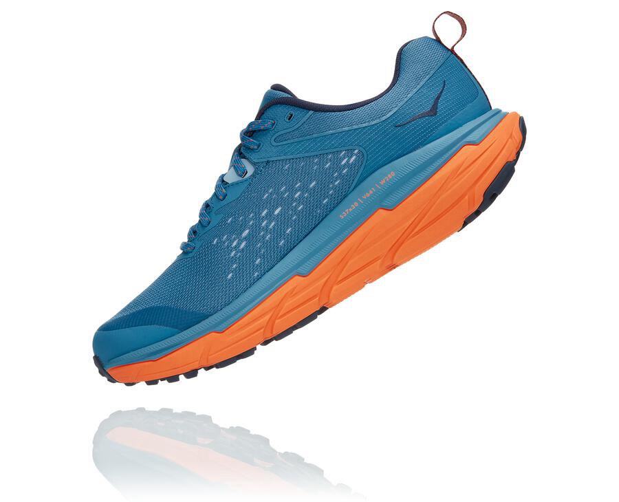 Hoka Australia One One Challenger ATR 6 - Mens Trail Shoes Blue - NMGHJ-5496